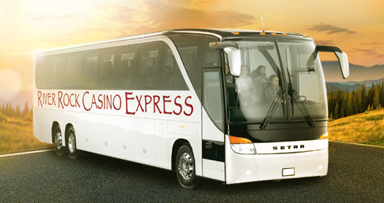 Casino Express white bus