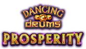 dancing drums prosperity slot logo